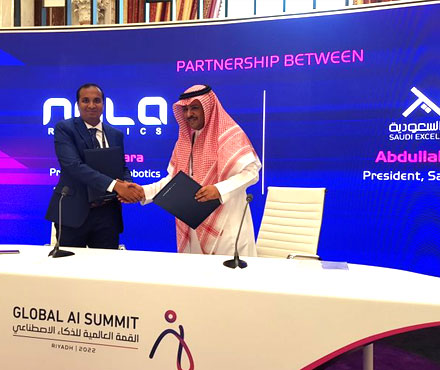 Nala at Global Al Summit 2022 with Saudi Excellence Co.