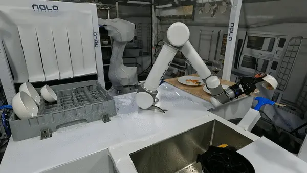 Spotless - A Robotic dishwashing system designed by Nala Robotics